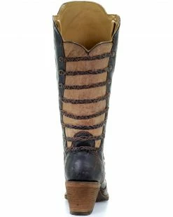 Corral Women's Inlay And Straps Cowgirl Boots - Snip Toe 11 Corral Women's Inlay And Straps Cowgirl Boots - Snip Toe -Corral Boots Shop 0459A6 89 BK