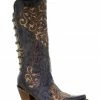 Corral Women's Inlay And Straps Cowgirl Boots - Snip Toe -Corral Boots Shop 0459A6 89 P1