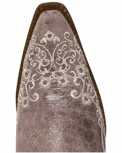 Corral Brown Crater With Bone Embroidery Cowgirl Boots - Snip Toe For Women's -Corral Boots Shop 045S76 41 TP