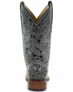 Corral Vintage Black Python Inlay Cowgirl Boots - Square Toe For Women's 16 Corral Vintage Black Python Inlay Cowgirl Boots - Square Toe For Women's -Corral Boots Shop 045U85 89 BK