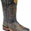 Corral Girls' Black Multi Color Wing And Cross Boots - Square Toe 1 Corral Girls' Black Multi Color Wing And Cross Boots - Square Toe -Corral Boots Shop 2000105728 001 P1