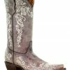 Corral Girls' Scroll Embroidery Western Boots Brown -Corral Boots Shop 2000108611 200 P1