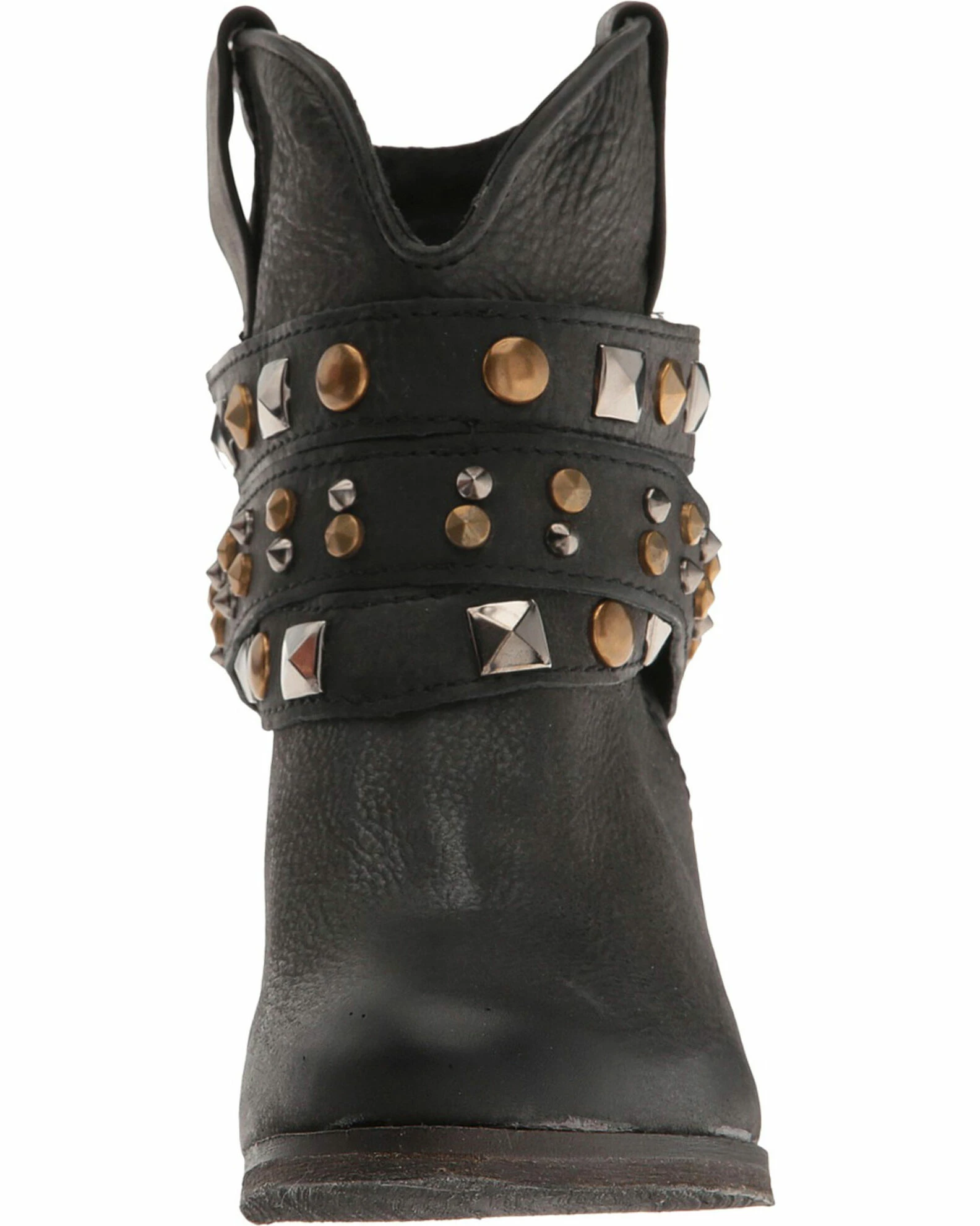 Corral Women's Urban Studded Strap Fashion Boots Black 6 Corral Women's Urban Studded Strap Fashion Boots Black - Image 4