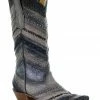 Corral Women's Embroidery And Stud Accent Boots - Snip Toe  Grey -Corral Boots Shop 2000213400 020 P1