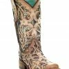 Corral Women's Bone Inlay Western Boots - Square Toe -Corral Boots Shop 2000257880 103 P1