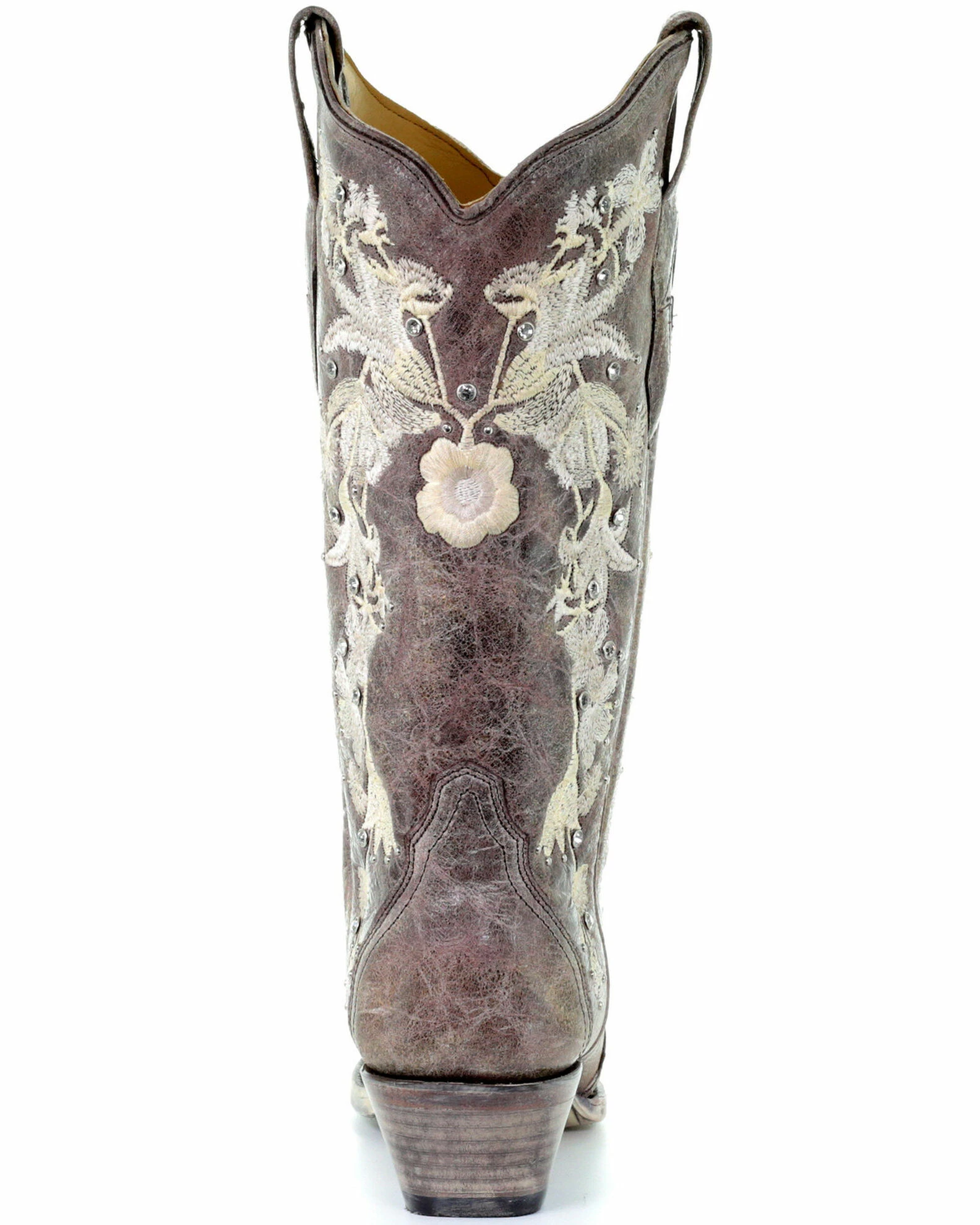 Corral Women's Flower Embroidery Western Boots - Snip Toe 6 Corral Women's Flower Embroidery Western Boots - Snip Toe - Image 4