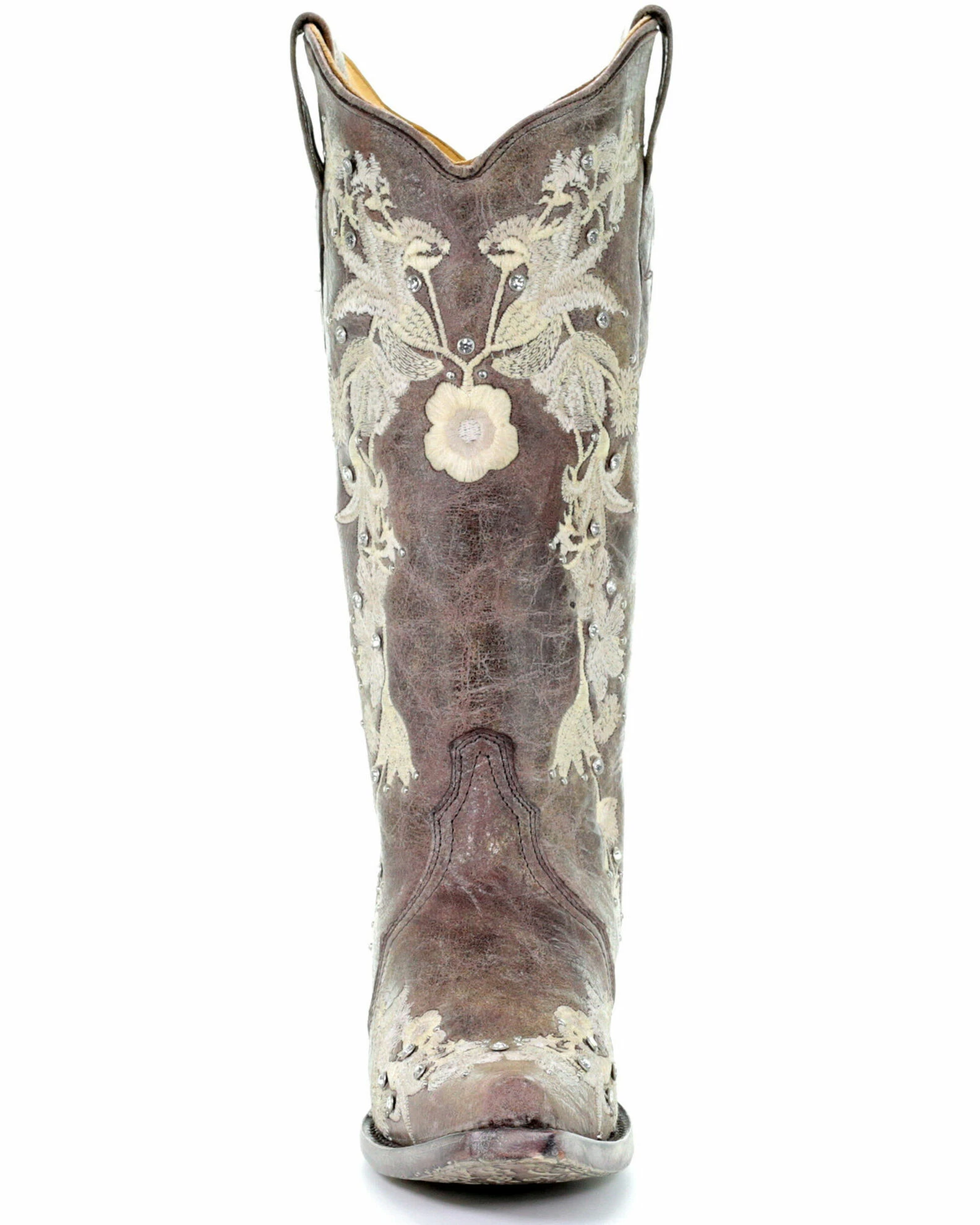Corral Women's Flower Embroidery Western Boots - Snip Toe 7 Corral Women's Flower Embroidery Western Boots - Snip Toe - Image 5
