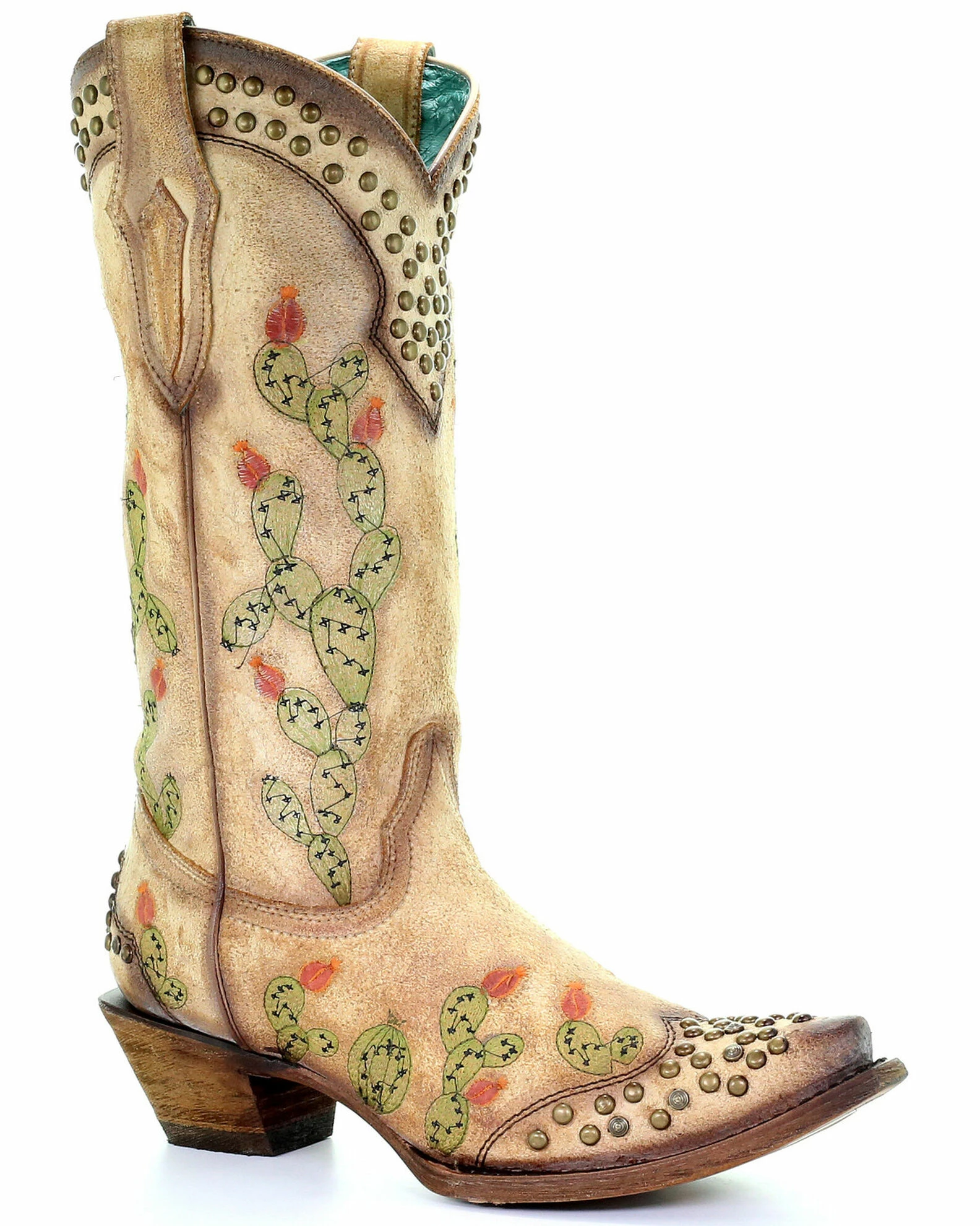 Corral Women's Nopal Cactus Western Boots - Snip Toe 3 Corral Women's Nopal Cactus Western Boots - Snip Toe