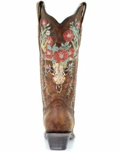 Corral Women's Deer Skull Western Boots - Snip Toe 10 Corral Women's Deer Skull Western Boots - Snip Toe -Corral Boots Shop 2000288047 280 P4