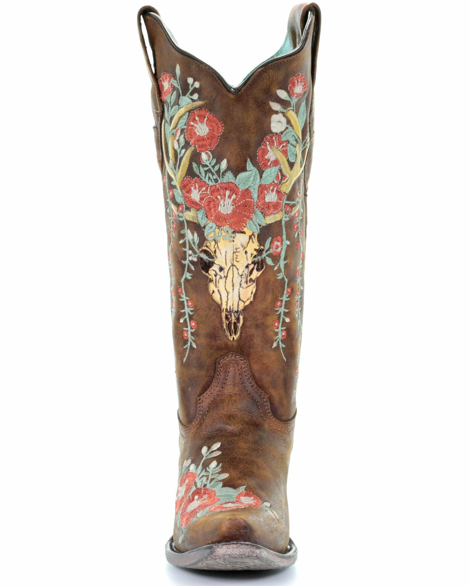 Corral Women's Deer Skull Western Boots - Snip Toe 7 Corral Women's Deer Skull Western Boots - Snip Toe - Image 5