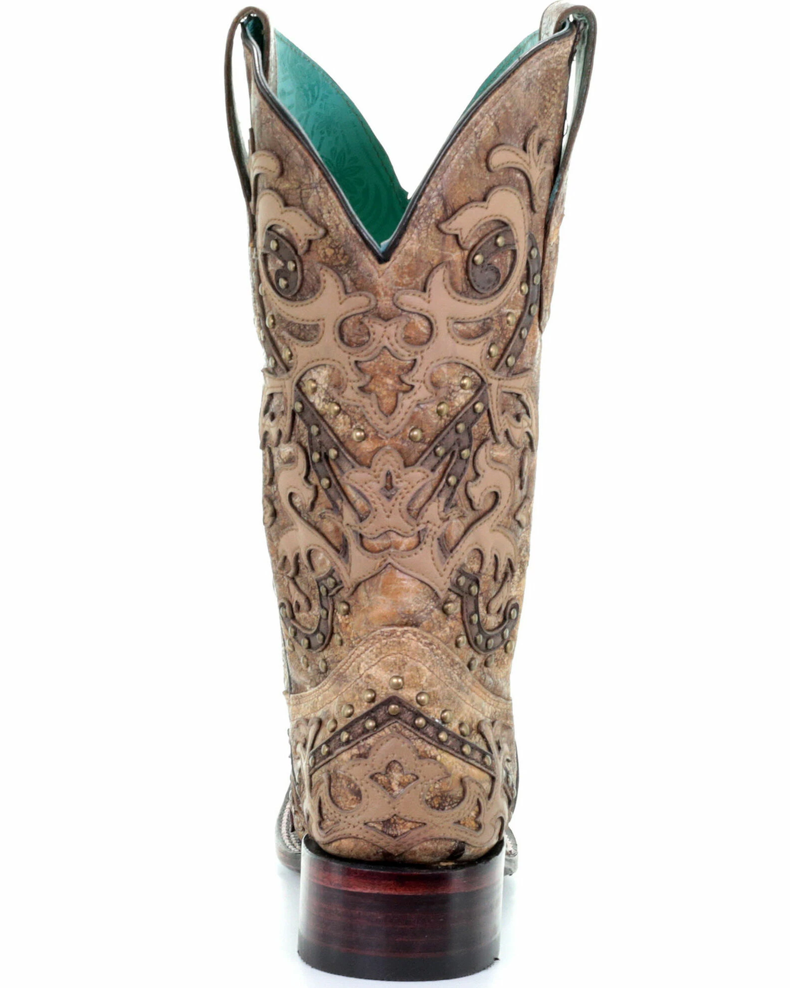 Corral Women's Brown Overlay Western Boots - Square Toe 6 Corral Women's Brown Overlay Western Boots - Square Toe - Image 4