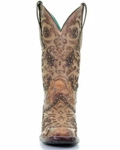 Corral Women's Brown Overlay Western Boots - Square Toe 11 Corral Women's Brown Overlay Western Boots - Square Toe -Corral Boots Shop 2000288049 200 P5