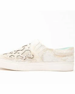 Corral Women's Embroidered Glitter Inlay Sneakers White -Corral Boots Shop 2000288152 100 P3