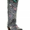 Corral Women's Floral Embroidery & Rhinestones Western Boots - Snip Toe 1 Corral Women's Floral Embroidery & Rhinestones Western Boots - Snip Toe -Corral Boots Shop 2000288724 001 P1