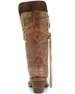 Corral Women's Vintage Gold Studded Western Boots - Snip Toe 11 Corral Women's Vintage Gold Studded Western Boots - Snip Toe -Corral Boots Shop 2000291660 200 P5