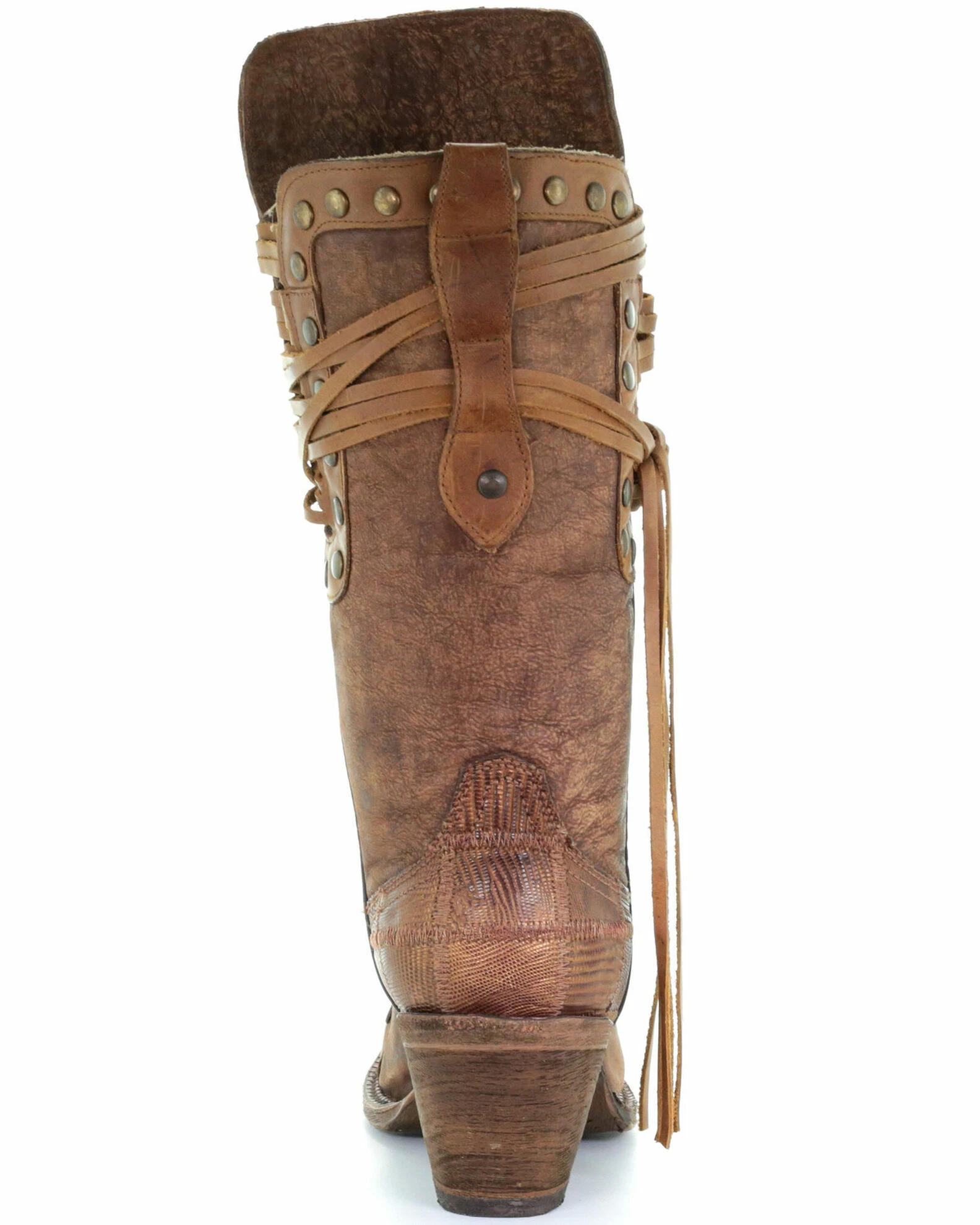 Corral Women's Vintage Gold Studded Western Boots - Snip Toe 7 Corral Women's Vintage Gold Studded Western Boots - Snip Toe - Image 5