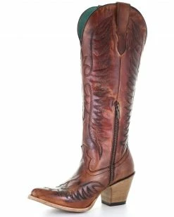 Corral Women's Cognac Embroidery Western Boots - Round Toe 13 Corral Women's Cognac Embroidery Western Boots - Round Toe -Corral Boots Shop 2000293441 200 P6