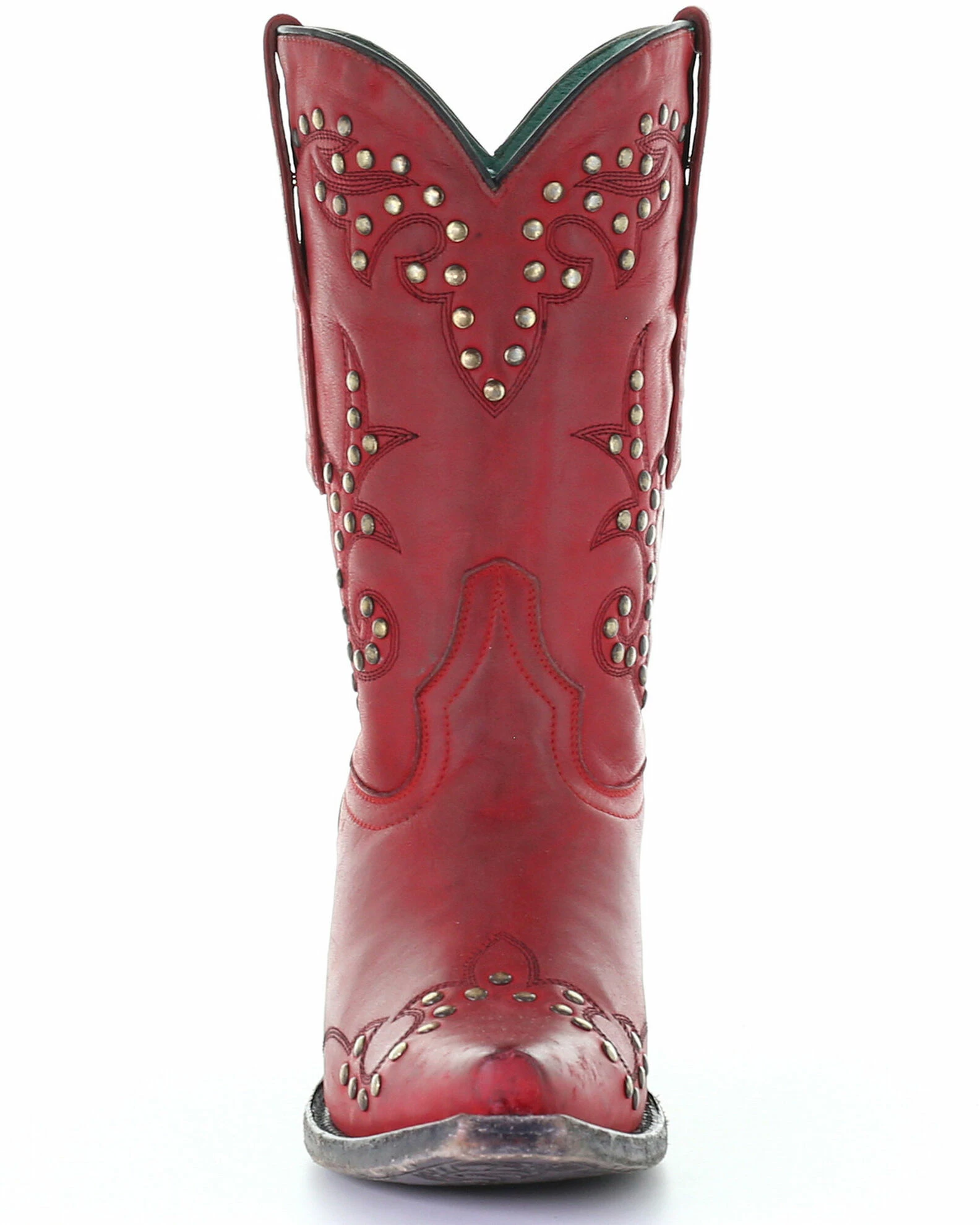 Corral Women's Studded Red Embroidery Western Boots - Snip Toe 7 Corral Women's Studded Red Embroidery Western Boots - Snip Toe - Image 5