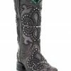 Corral Women's Black Inlay Western Boots - Square Toe -Corral Boots Shop 2000293470 001 P1