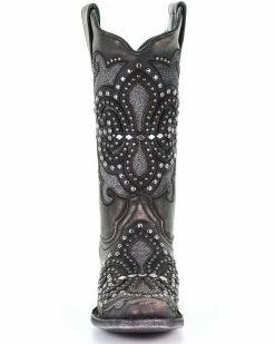 Corral Women's Black Inlay Western Boots - Square Toe -Corral Boots Shop 2000293470 001 P5