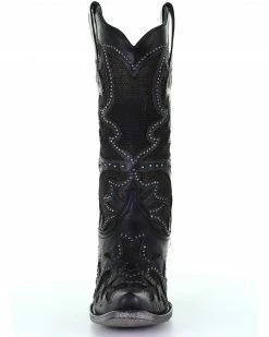 Corral Women's Black Inlay Western Boots - Snip Toe -Corral Boots Shop 2000295287 001 P5