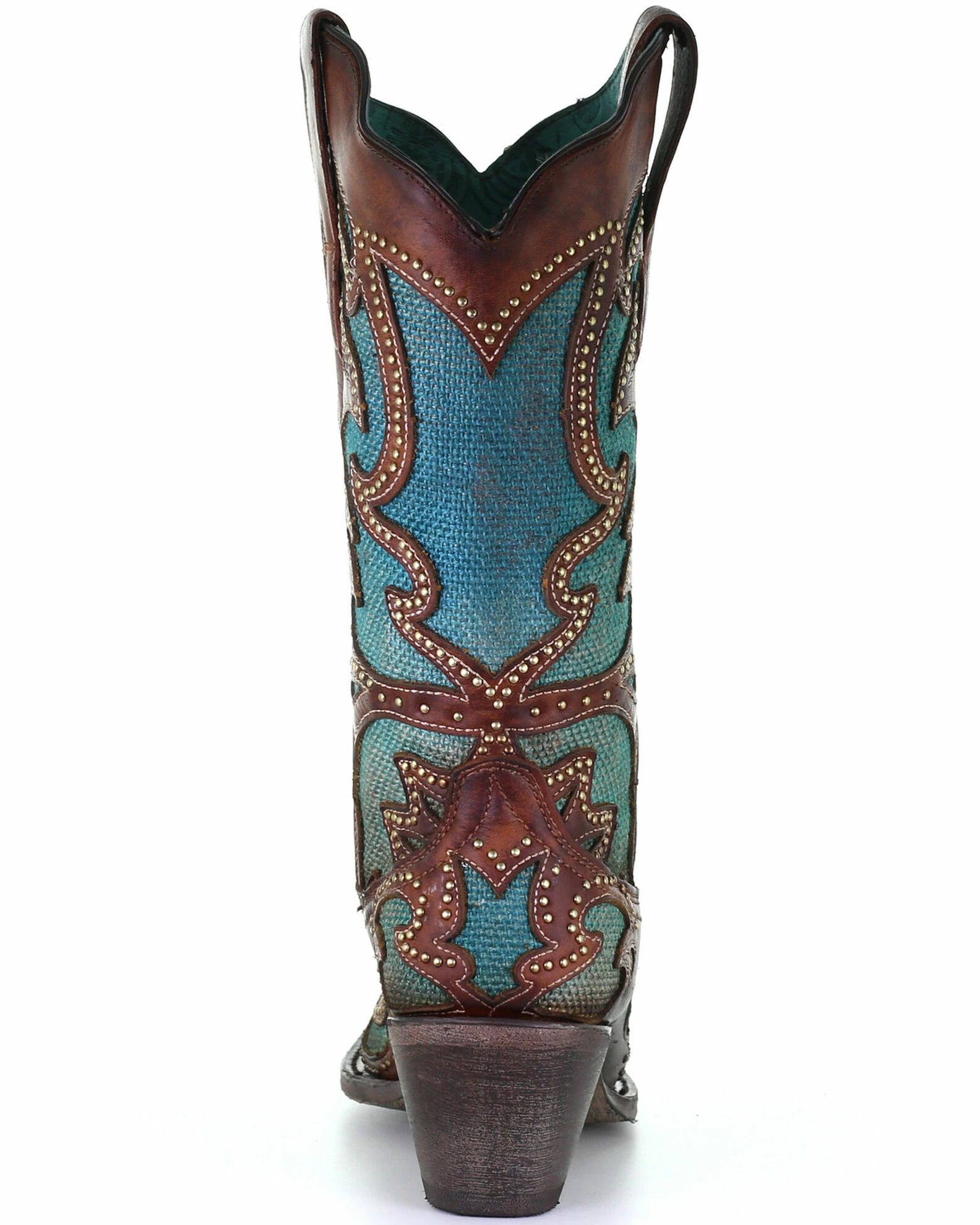 Corral Women's Turquoise Overlay Western Boots - Snip Toe 6 Corral Women's Turquoise Overlay Western Boots - Snip Toe - Image 4