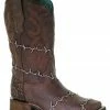 Corral Women's Barbed Wire Woven Western Boots - Square Toe -Corral Boots Shop 2000295571 200 P1