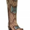 Corral Women's Sand Lamb Embroidery Western Boots - Snip Toe -Corral Boots Shop 2000295580 280 P1