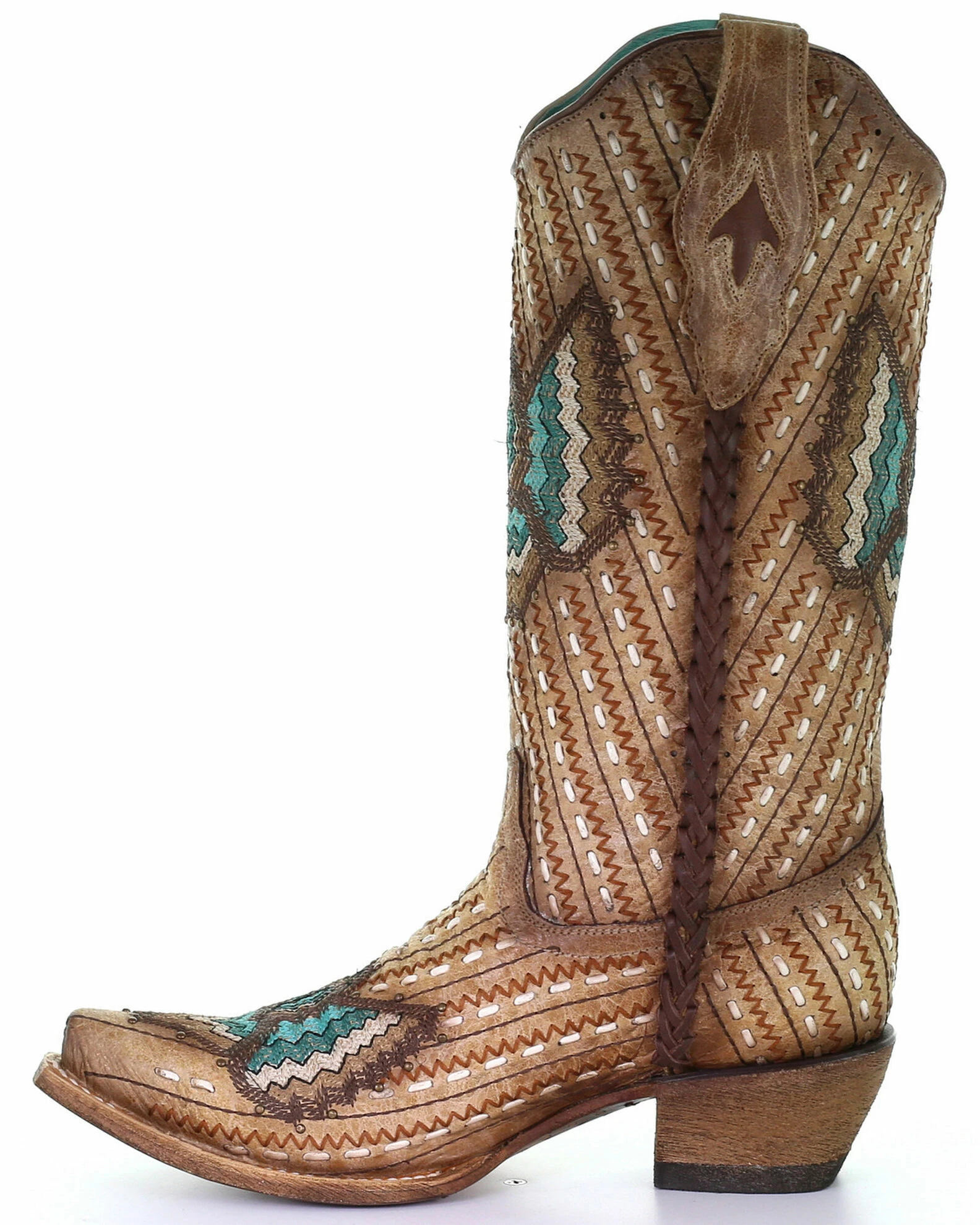 Corral Women's Sand Lamb Embroidery Western Boots - Snip Toe 5 Corral Women's Sand Lamb Embroidery Western Boots - Snip Toe - Image 3