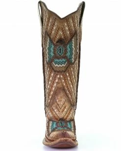 Corral Women's Sand Lamb Embroidery Western Boots - Snip Toe 11 Corral Women's Sand Lamb Embroidery Western Boots - Snip Toe -Corral Boots Shop 2000295580 280 P5