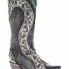 Corral Women's Black Overlay Western Boots - Snip Toe -Corral Boots Shop 2000295581 001 P1