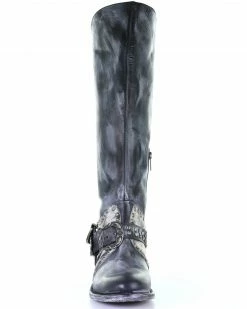 Corral Women's Black Harness Western Boots - Round Toe -Corral Boots Shop 2000295589 001 P4