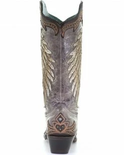 Corral Women's Tobacco Wings & Cross Western Boots - Snip Toe -Corral Boots Shop 2000315370 200 P4