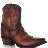Corral Women's Brown Overlay & Studs Western Boots - Snip Toe 2 Corral Women's Brown Overlay & Studs Western Boots - Snip Toe -Corral Boots Shop 2000332730 200 P1