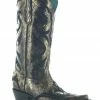 Corral Women's Gold Embroidery & Studs Western Boots - Snip Toe -Corral Boots Shop 2000332749 710 P1