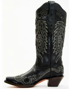 Corral Women's Black Overlay Western Boots - Snip Toe 11 Corral Women's Black Overlay Western Boots - Snip Toe -Corral Boots Shop 2000340840 001 P3