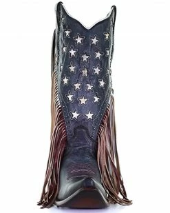 Corral Women's Lamb Stars Inlay & Studs Western Boots - Snip Toe Blue -Corral Boots Shop 2000340851 400 P4