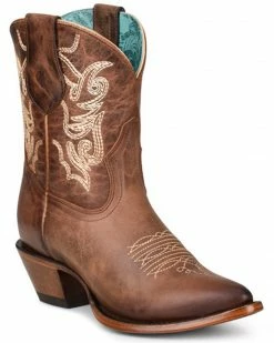 Corral Women's Brown Embroidery Western Boots - Pointed Toe -Corral Boots Shop 2000348423 200 P1 1