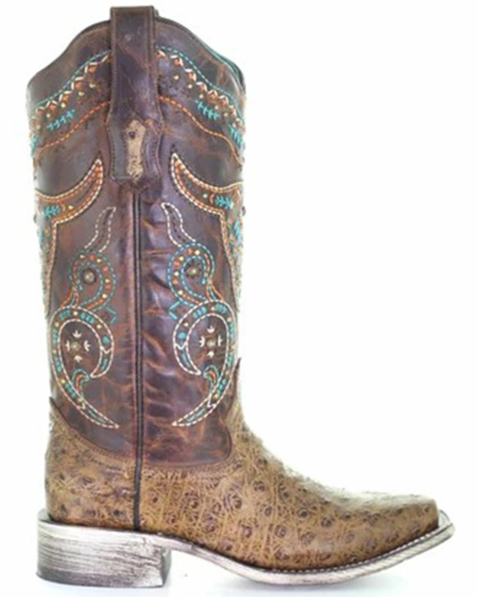 Corral Women's Embroidered Western Boots - Square Toe 4 Corral Women's Embroidered Western Boots - Square Toe - Image 2
