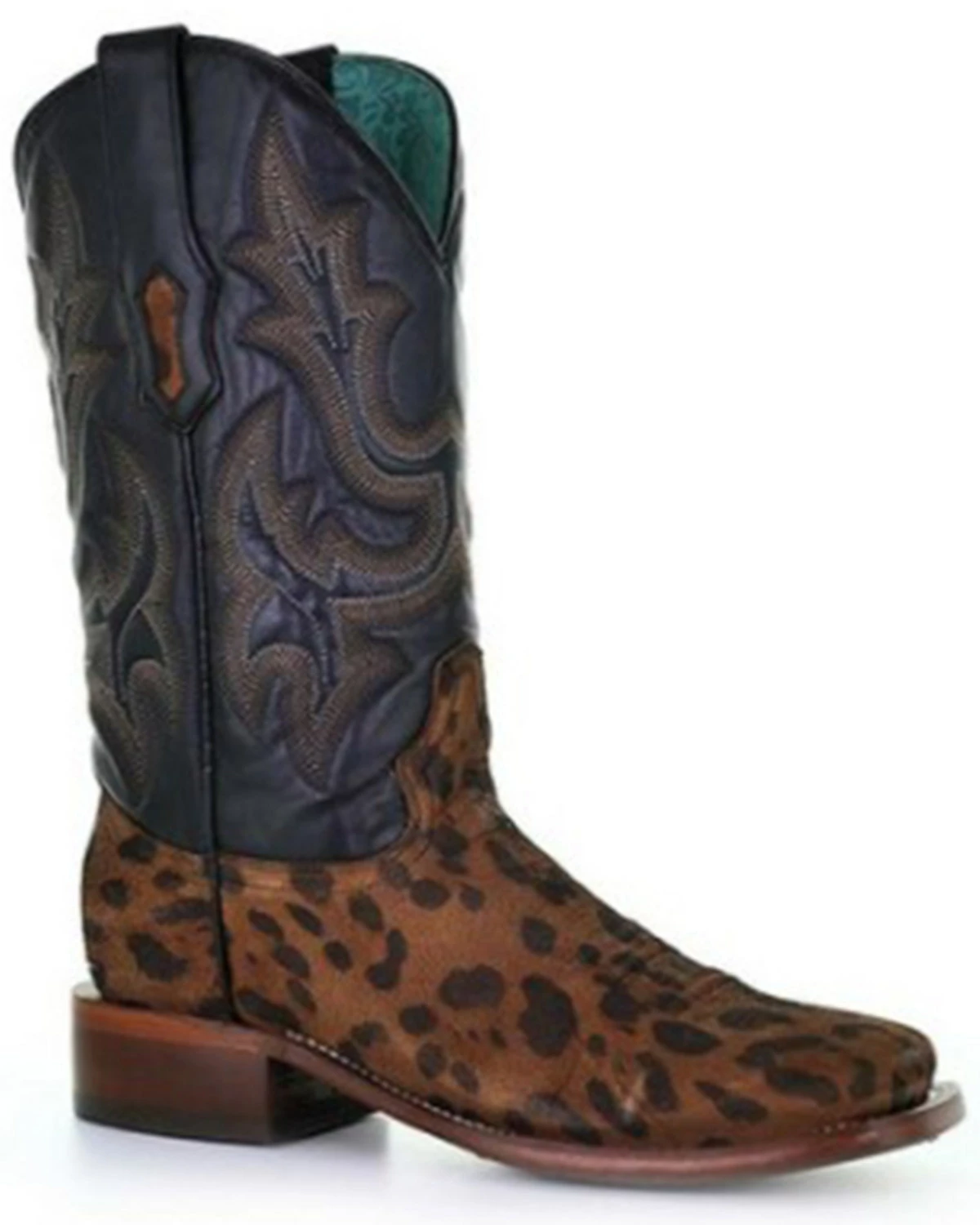 Corral Women's Black Embroidery Western Boots - Wide Square Toe 7 Corral Women's Black Embroidery Western Boots - Wide Square Toe - Image 5