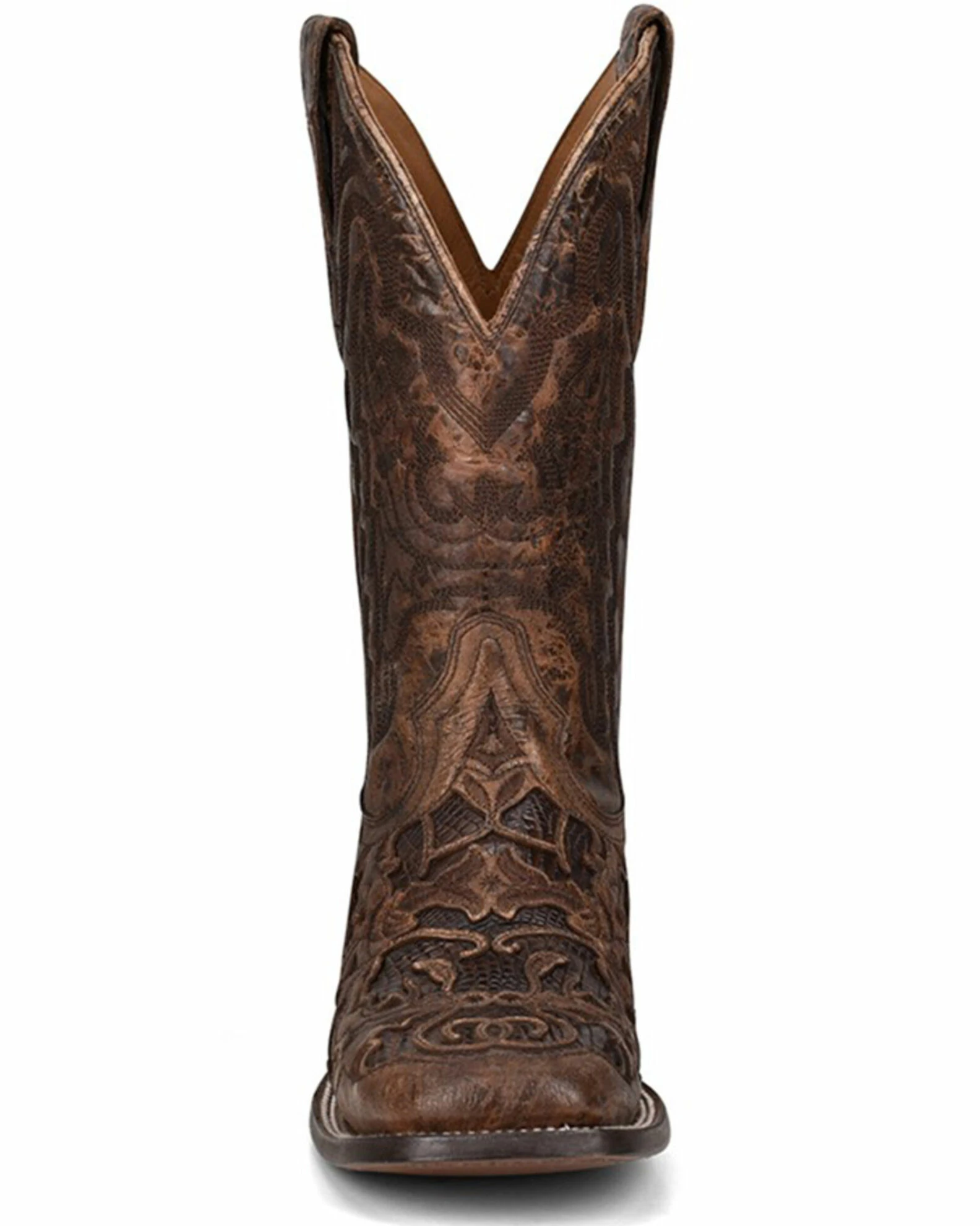 Corral Men's Exotic Alligator Inlay Western Boots - Broad Square Toe 5 Corral Men's Exotic Alligator Inlay Western Boots - Broad Square Toe - Image 3