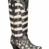 Corral Women's Black Stars And Stripes Glow In The Dark Western Boots - Snip Toe 2 Corral Women's Black Stars And Stripes Glow In The Dark Western Boots - Snip Toe -Corral Boots Shop 2000351150 001 P1