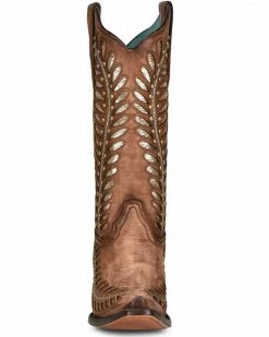 Corral Women's Tan Inlay Western Boots - Pointed Toe  -Corral Boots Shop 2000351158 280 P3