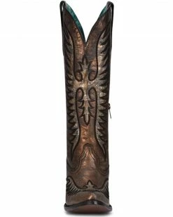 Corral Women's Black Bronze Embroidery Western Boots - Round Toe 9 Corral Women's Black Bronze Embroidery Western Boots - Round Toe -Corral Boots Shop 2000360094 221 P3