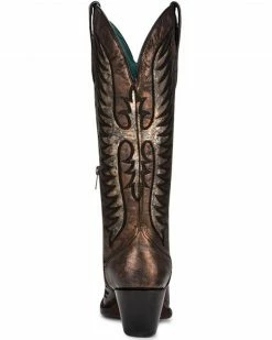 Corral Women's Black Bronze Embroidery Western Boots - Round Toe 10 Corral Women's Black Bronze Embroidery Western Boots - Round Toe -Corral Boots Shop 2000360094 221 P4