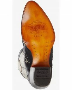 Corral Women's Black Overlay & Studs Western Boots - Round Toe -Corral Boots Shop 2000360137 944 P6