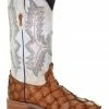 Corral Men's Exotic Pirarucu Skin Western Boots - Broad Square Toe