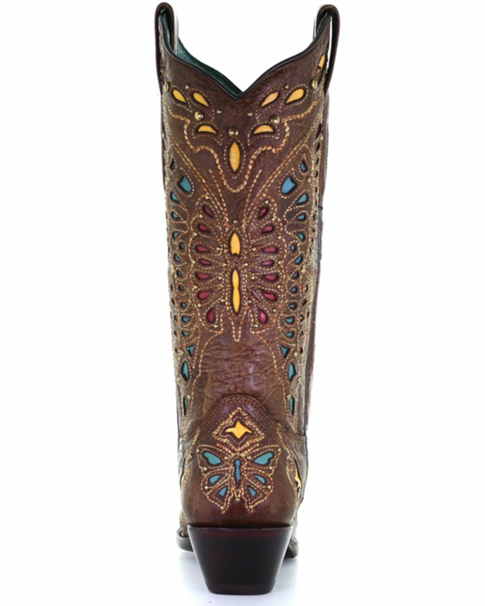 Corral Women's Butterfly Inlay & Embroidery Western Boots - Snip Toe 7 Corral Women's Butterfly Inlay & Embroidery Western Boots - Snip Toe - Image 5