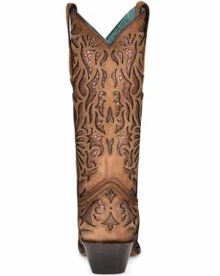 Corral Women's Shedron Inlay Western Boots - Square Toe -Corral Boots Shop 2000361034 200 P4