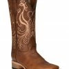 Corral Women's Peacock Embroidery Western Boots - Wide Square Toe Brown -Corral Boots Shop 2000361039 200 P1